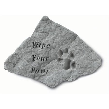 KAY BERRY INC Kay Berry- Inc. 69020 Wipe Your Paws - Garden Accent - 14.5 Inches x 12 Inches 69020